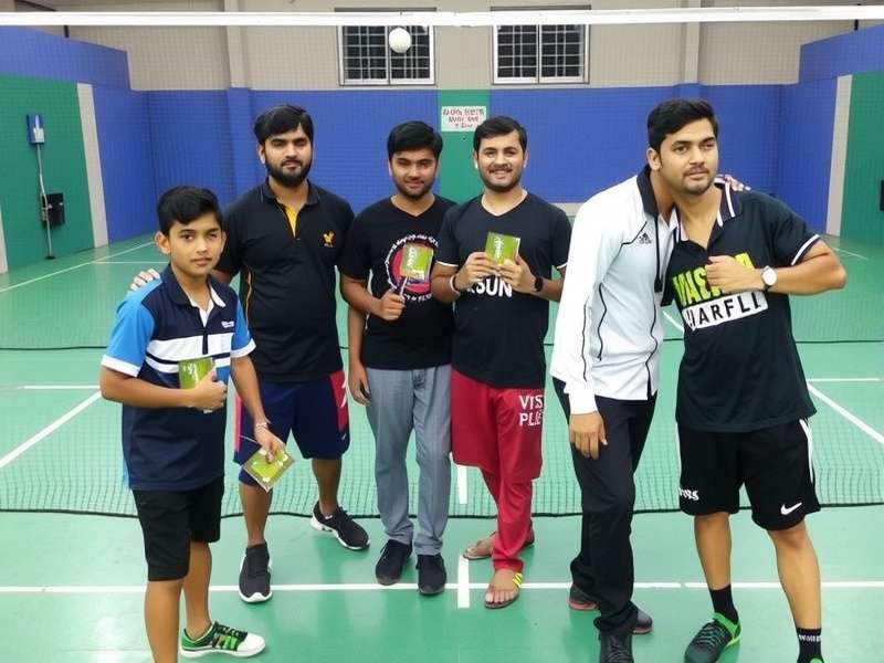 Indian Players in Velachery Badminton Stars